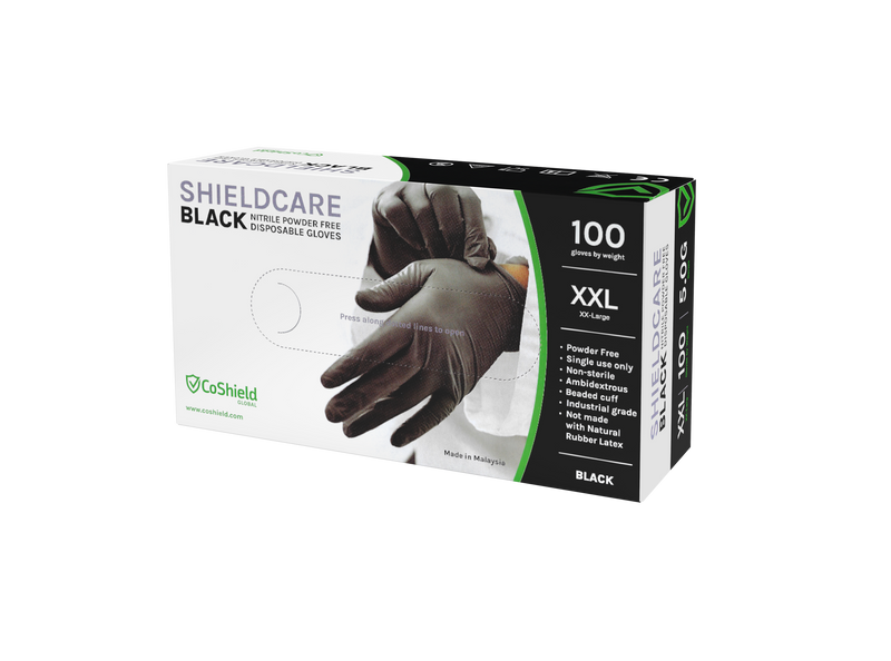 Black 5mil Nitrile Exam Grade Glove (1 Case - 1,000 gloves)
